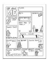 A Collection of All About Me Worksheets: Encouraging Self-Expression and Reflection