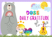 DOSE Daily Gratitude Workbook Worksheets for Thankfulness