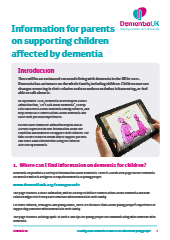 Dementia UK: Information for Parents on Supporting Children
