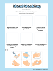 Handwashing Tutorial Worksheet: Step-by-Step Visual Guide