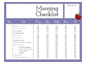 Morning-Before-School-Checklist-for-children-and-teens pdf print