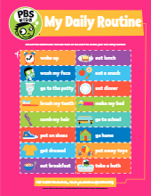 My Daily Routine Visual Schedule free pdf download