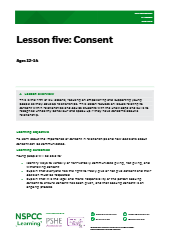 Consent Lesson Plan, Worksheets & Slides for Ages 12-14 free pdf download