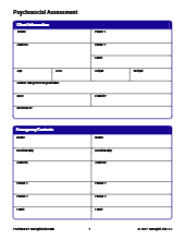 Psychosocial Assessment Template Questions Free Download